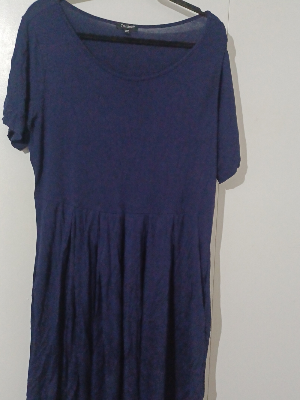 Tra!tbee Blue Maxi Dress Size 2X Like New